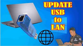 Cara Menggunakan amp Update Driver USB to LAN  Firdus Komputer [upl. by Oidualc]