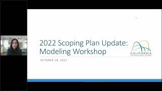 2022 Scoping Plan Update Modeling Workshop [upl. by Mun]