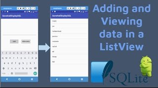 Save data into SQLite database Beginner Android Studio Example [upl. by Leila196]