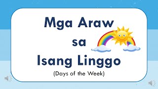 Mga Araw sa Isang Linggo [upl. by Ajaj]