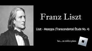 Franz Liszt  Mazeppa Transcendental Étude No 4 [upl. by Lucas465]