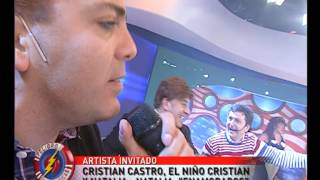 Cristian Castro Canta Junto a Su Doble  Peligro Sin Codificar [upl. by Atsirhcal]