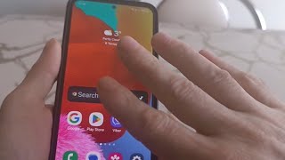 How to take three finger screenshot in samsung A51 [upl. by Nehtanhoj]