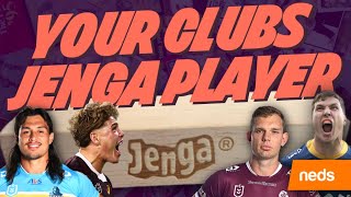 NRL JENGA PLAYERS PART 2 Who are the key players for each side [upl. by Elyad]