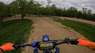 Back on the Track  YZ250F Laps raw [upl. by Aikcin]