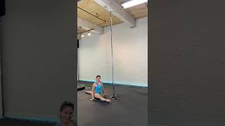 How to do a Drop Split Pole Move Pole Dance Tutorial poledance polefitness [upl. by Kate967]