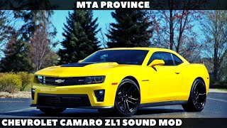 Chevrolet Camaro ZL1 Sound mod MTA Province [upl. by England]