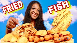 CRISPY FRIED FISH MUKBANG  FRIED CATFISH  LETS TALK ABOUT IT  EAT WITH ME  MUKBANG  먹방 [upl. by Davita]