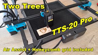 Two Trees TTS20 Pro laser engraver and cutter  good for cutting great for engraving [upl. by Danziger]