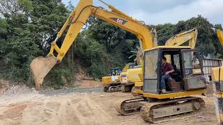 Used caterpillar 307b cat E70B E120b E200b excavator with hammer line for export [upl. by Eddra82]