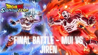 MASTERED ULTRA INSTINCT  MUI VS JIREN  PART 8  DRAGON BALL SPARKING ZERO  HINDI [upl. by Accever]