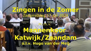 Zingen in de Zomer zangmiddag met Mannenkoor KatwijkZaandam [upl. by Arak]