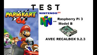 Test N64 sur RPI3 Recalbox 923 [upl. by Tacklind]