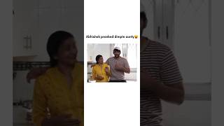 Abhishek pranked dimple aunty😁😬 fukrainsaan funny prank shorts youtube FukraInsaan [upl. by Kennie385]