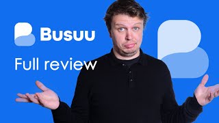 BETTER THAN DUOLINGO  Busuu Easy Language Learning App Review [upl. by Kaine]