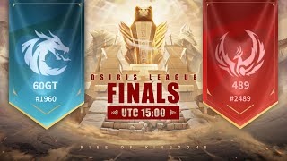 60GT 1960 vs 489 2489   Osiris League Season 8 Finals Round 2 [upl. by Akehsar]