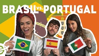 PORTUGUÉS DE PORTUGAL vs DE BRASIL  vdeviajarcom [upl. by Lrat]