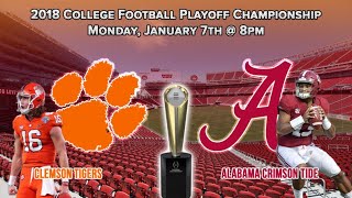 Clemson Vs Alabama 2018 National Championship Full Highlights [upl. by Zitah]