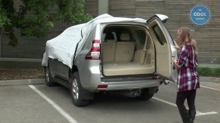 Aluminet shade cloth for the car [upl. by Vinni]