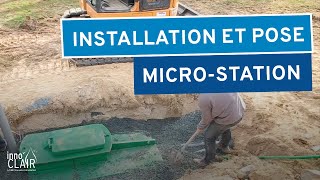 Installation et pose dune microstation INNOCLAIR [upl. by Sibie]