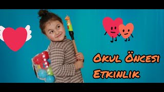 Şişeden top düşürme oyunu Montessori Etkinlik  Eğlenceli Çocuk videoları [upl. by Krahling]