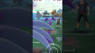 Opponent brings Naganadel 🤔 shorts gobattleleague pokemongo [upl. by Matty]