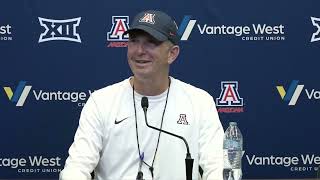 Arizona Football Press Conference  Head Coach Brent Brennan [upl. by Ttehr532]