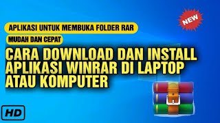 cara download dan install WinRar Di LaptopPC terbaru [upl. by Melvin]