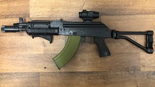 PSA AKP CNC Warrior Brace Install [upl. by Dilan128]