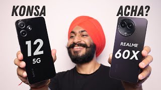 Best Budget 5G Phone Under ₹12000  realme narzo 60x vs Redmi 12 5G [upl. by Ladnek]