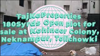 180 Sqyrds PLOT for sale at KOHINOOR COLONY NEKNAMPUR ALKAPUR TOWNSHIP ROAD [upl. by Sirapal]