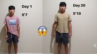 I Stretched For 30 Days To Grow Taller IT WORKS [upl. by Ahmar]