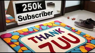 Ye doormat 4 saal pahle banaya 250k subscribers special Best Doormat from 4 year back Thanks [upl. by Oetam]