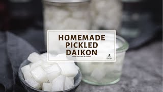 Pickled Daikon Radish Recipe [upl. by Suivatnad]