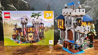 Lego Creator 3in1 Medieval Castle 31120  Stormwatch Isle MOC [upl. by Deana]