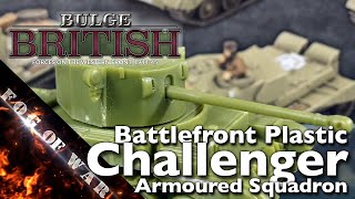 Review  BF Challenger Armoured Troop 1100 15mm  BBX72  Bulge British  Flames of War [upl. by Airtina]