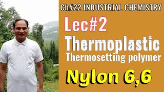 Ch22  Lec2  Thermoplastic Thermosetting polymer13Butadiene to Nylon 66 Class 12 [upl. by Bullion]