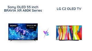 Sony A80K vs LG C2 OLED TV Comparison [upl. by Domingo281]