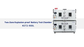 TwoZone Explosionproof Battery Test Chamber  Environmental Chamber  KOMEG [upl. by Charbonneau]