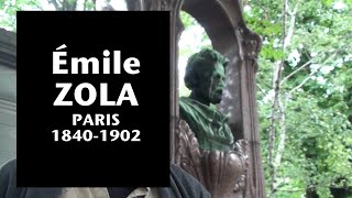 French author Émile Zola 18401902 Memorial Gravesite in Paris [upl. by Prosper420]