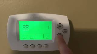 How to reset your Honeywell thermostat [upl. by Alard]