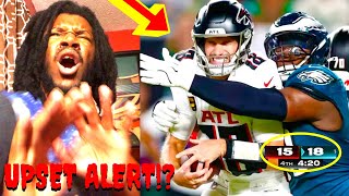 FALCONS MIGHT PULL OFF A HUGE UPSET EAGLES VS FALCONS HIGHLIGHTS REACTION 2024 WEEK 2 [upl. by Ecilayram]