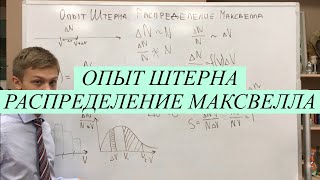 Опыт Штерна Распределение Максвелла [upl. by Iniretake]