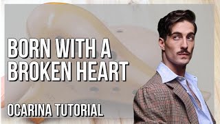 How to play Born With a Broken Heart by Damiano David on Ocarina Tutorial [upl. by Amsirp]