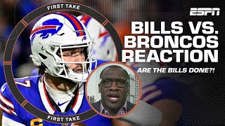 Shannon Sharpe RIPS Josh Allen after Bills loss to the Broncos 👀  First Take [upl. by Akinorev]