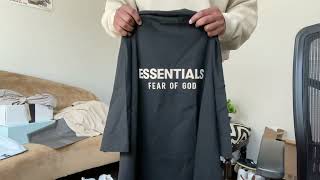 Fear of God Essentials sizing and review [upl. by Ajat]