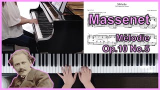 Massenet  Op10 No5 Mélodie Élégie [upl. by Nedyaj]