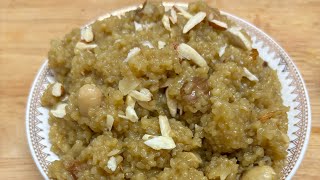 Gud ka Daliya Rajasthani Lapsi Recipe Meetha Daliya Ganpati bhog  Broken wheat recipe 56 bhog [upl. by Idleman]