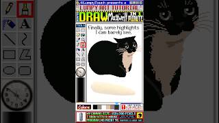 Draw Maxwell the Cat 1 MINUTE Art Tutorial [upl. by Darooge]