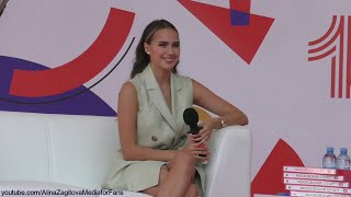 Alina Zagitova 20230701 Moscow Sport 100 Anniversary Interview [upl. by Telracs]